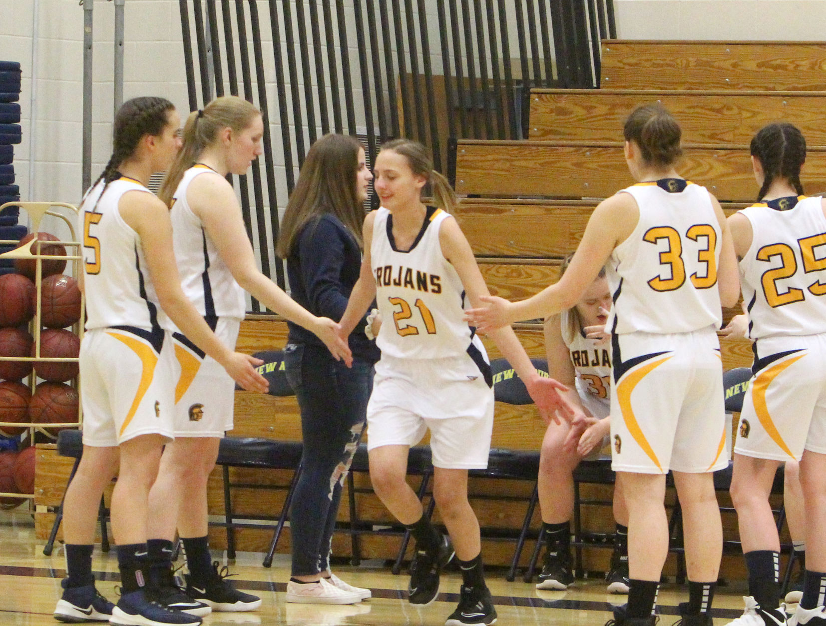 Lake Holcombe at New Auburn girls basketball 2-14-19